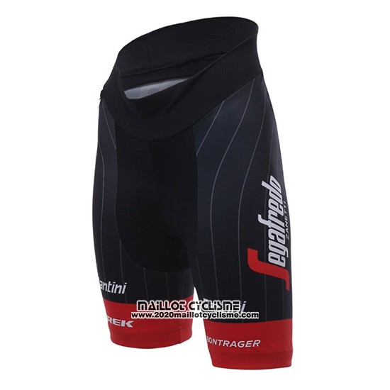2018 Maillot Ciclismo Femme Trek Segafredo Rouge Manches Courtes et Cuissard